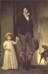  Baron Francois  Gerard Jean-Baptiste Isabey and His Daughter (mk05